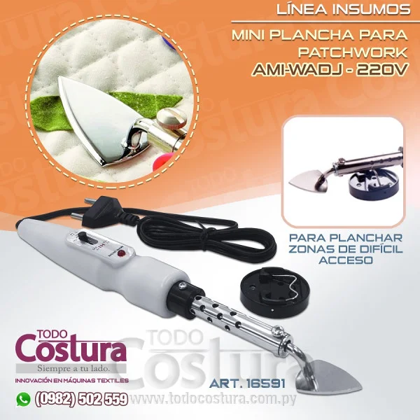 MINI PLANCHA PARA PATCHWORK AMI-WADJ - 220V